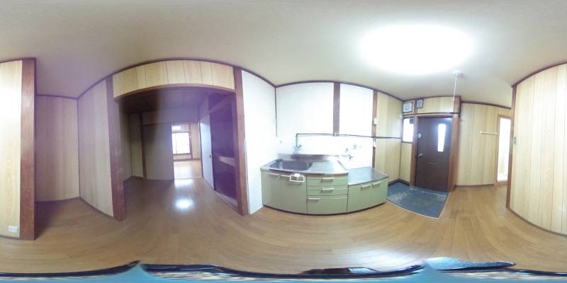 パノラマ画像キッチン