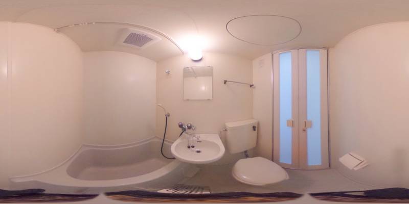 パノラマ画像バスルーム