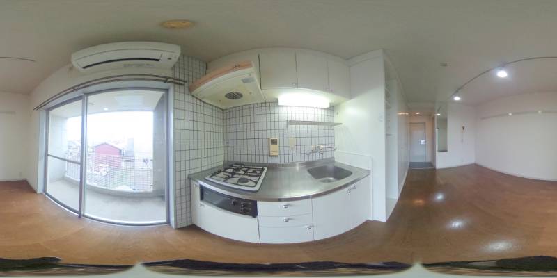 パノラマ画像キッチン