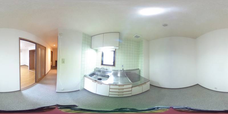 パノラマ画像キッチン