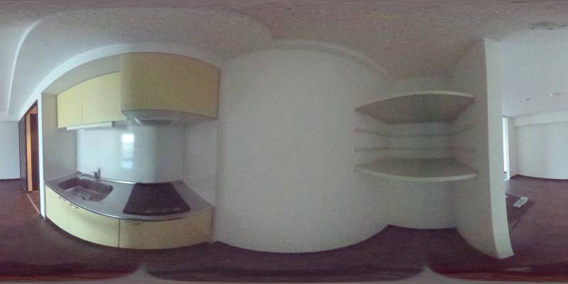 パノラマ画像キッチン