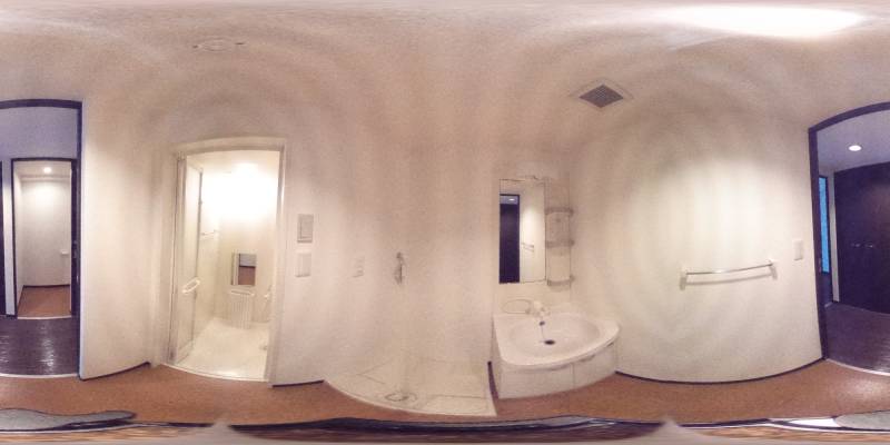 パノラマ画像バスルーム