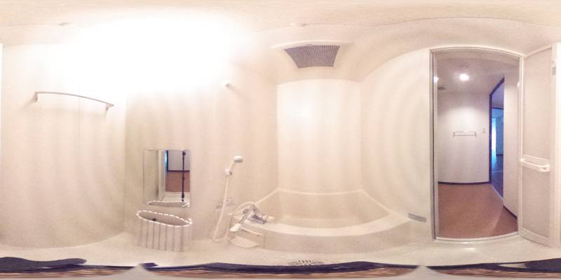 パノラマ画像バスルーム