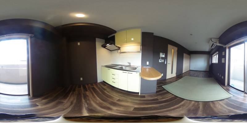 パノラマ画像キッチン