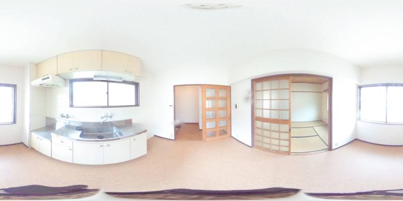 パノラマ画像リビング