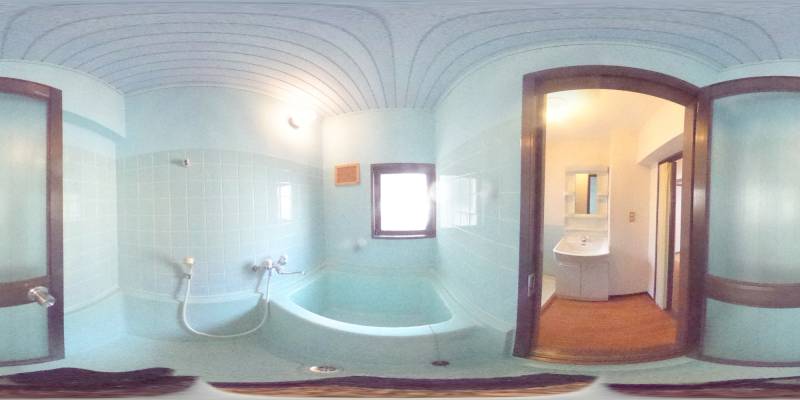 パノラマ画像バスルーム