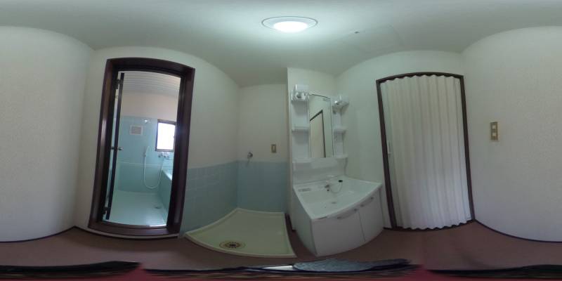 パノラマ画像洗面所