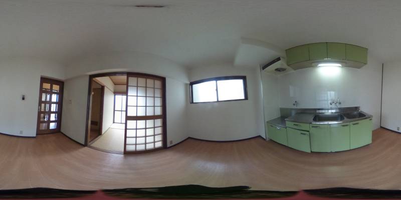 パノラマ画像キッチン