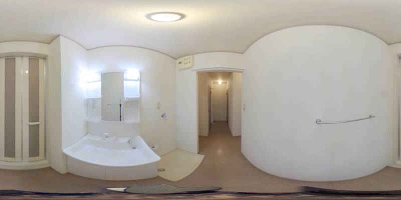 パノラマ画像洗面所