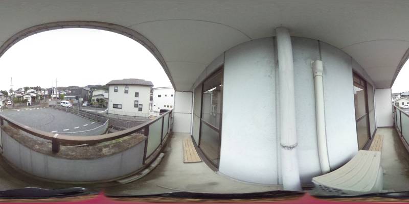 パノラマ画像バルコニー