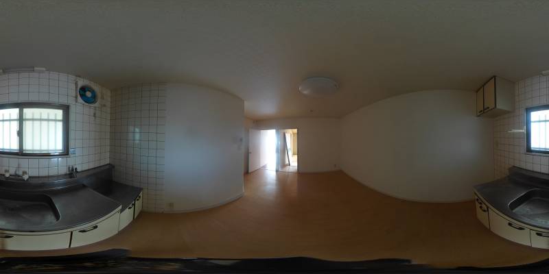 パノラマ画像キッチン