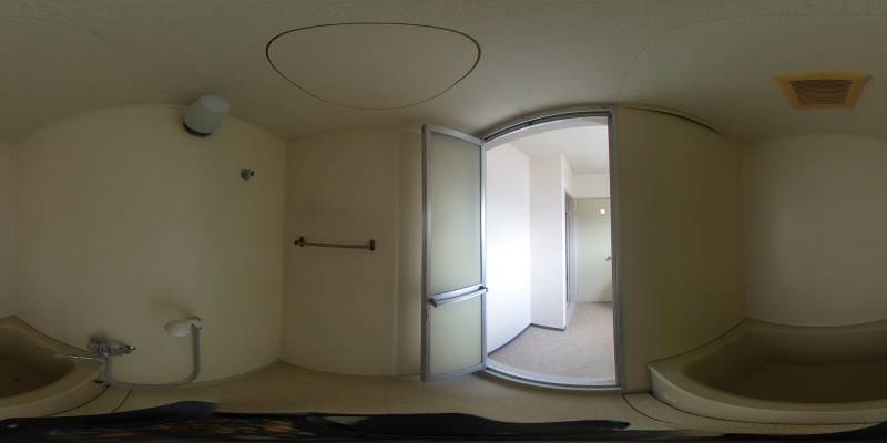 パノラマ画像バスルーム