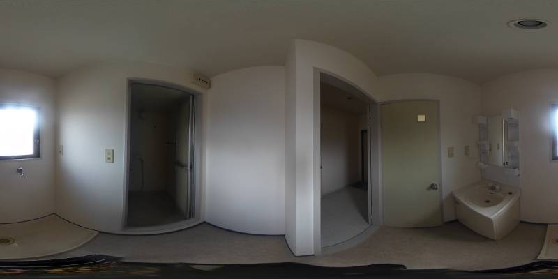パノラマ画像洗面所