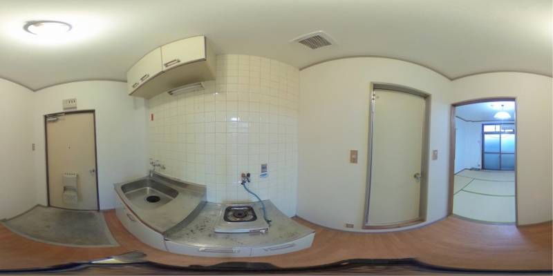 パノラマ画像キッチン