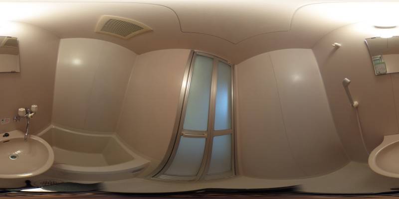 パノラマ画像バスルーム