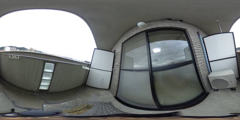 パノラマ画像バルコニー