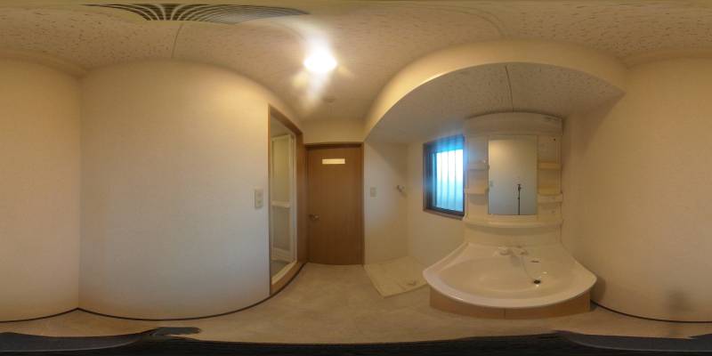 パノラマ画像バスルーム