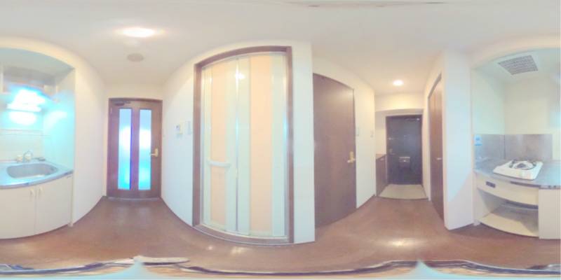 パノラマ画像キッチン