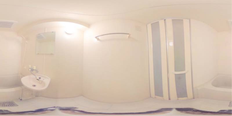 パノラマ画像バスルーム
