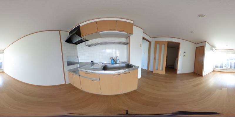 パノラマ画像キッチン