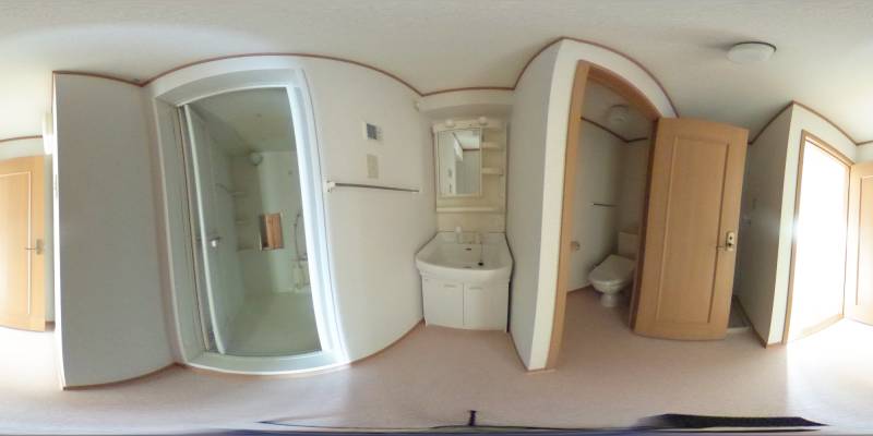 パノラマ画像洗面所