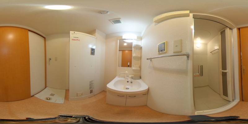 パノラマ画像洗面所