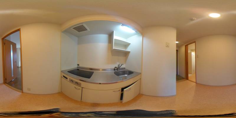 パノラマ画像キッチン