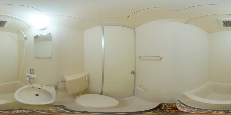 パノラマ画像バスルーム