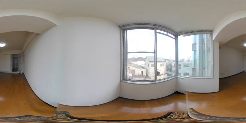 パノラマ画像洋室