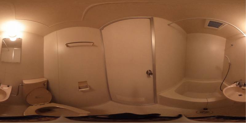 パノラマ画像バスルーム