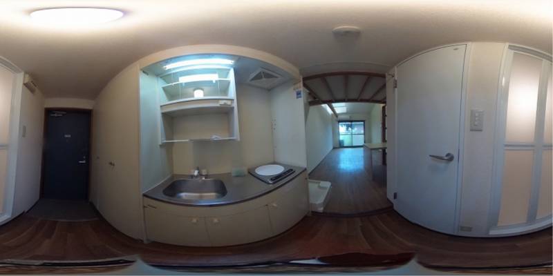 パノラマ画像キッチン