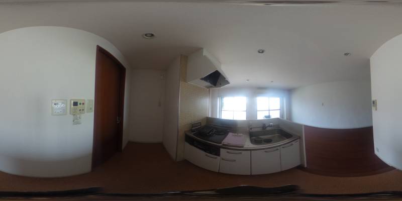 パノラマ画像キッチン