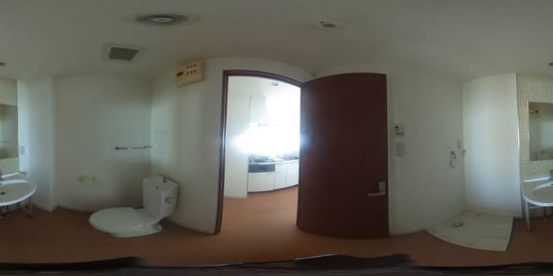 パノラマ画像洗面所