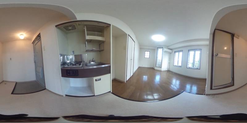 パノラマ画像キッチン