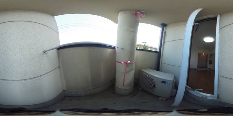 パノラマ画像バルコニー