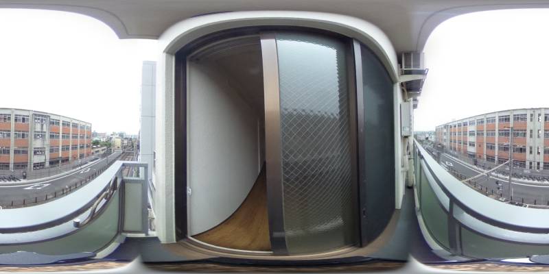 パノラマ画像玄関