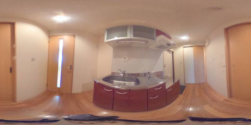 パノラマ画像キッチン