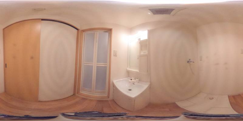 パノラマ画像洗面所