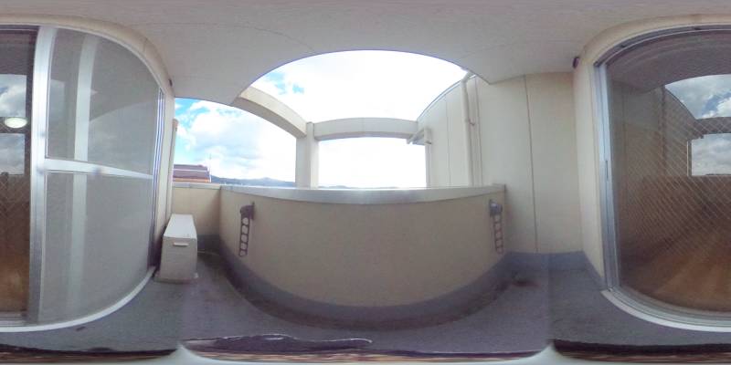 パノラマ画像バルコニー