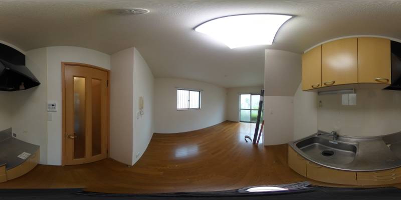 パノラマ画像キッチン