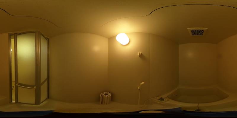 パノラマ画像バスルーム