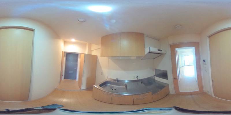 パノラマ画像キッチン