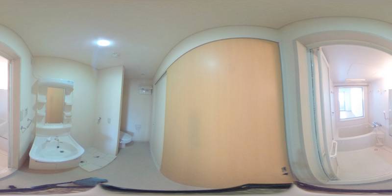 パノラマ画像バスルーム