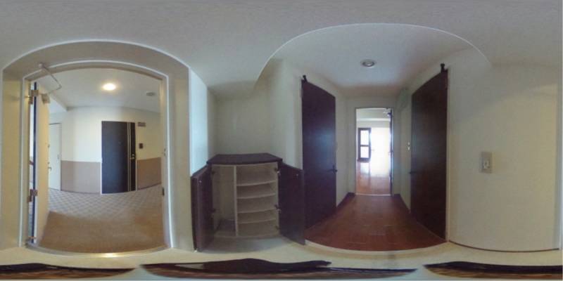 パノラマ画像玄関