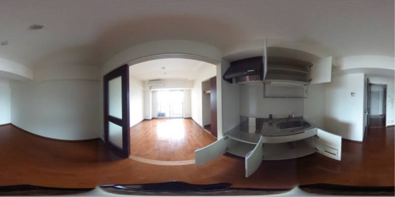 パノラマ画像キッチン