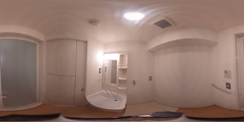 パノラマ画像バスルーム