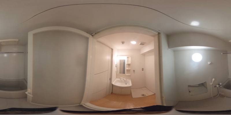 パノラマ画像バスルーム