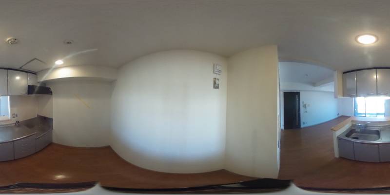 パノラマ画像キッチン