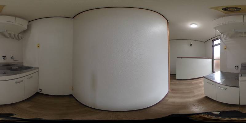 パノラマ画像キッチン