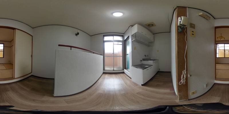 パノラマ画像キッチン